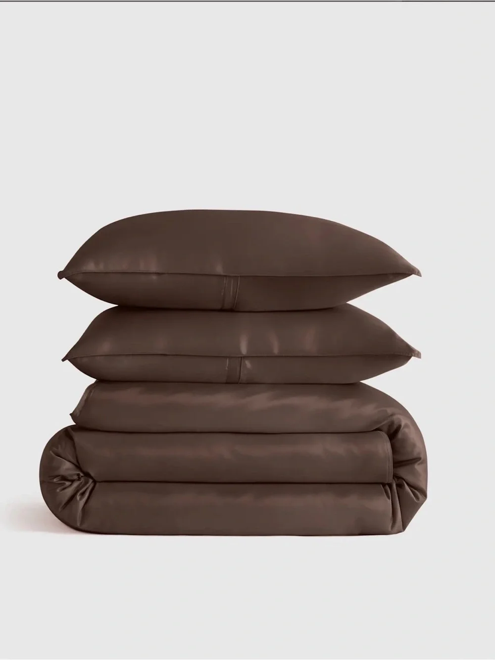 Quince Bamboo Duvet Cover Set -Full/Queen - Espresso